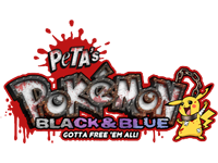 PETA-mon Or Pokémon Black & Blue