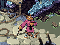 Master Splinter Is In Action In Teenage Mutant Ninja Turtles: Shredder’s Revenge